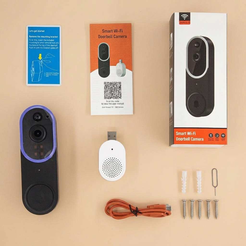 Timbre Inteligente con Cámara HD y Detección de Movimiento