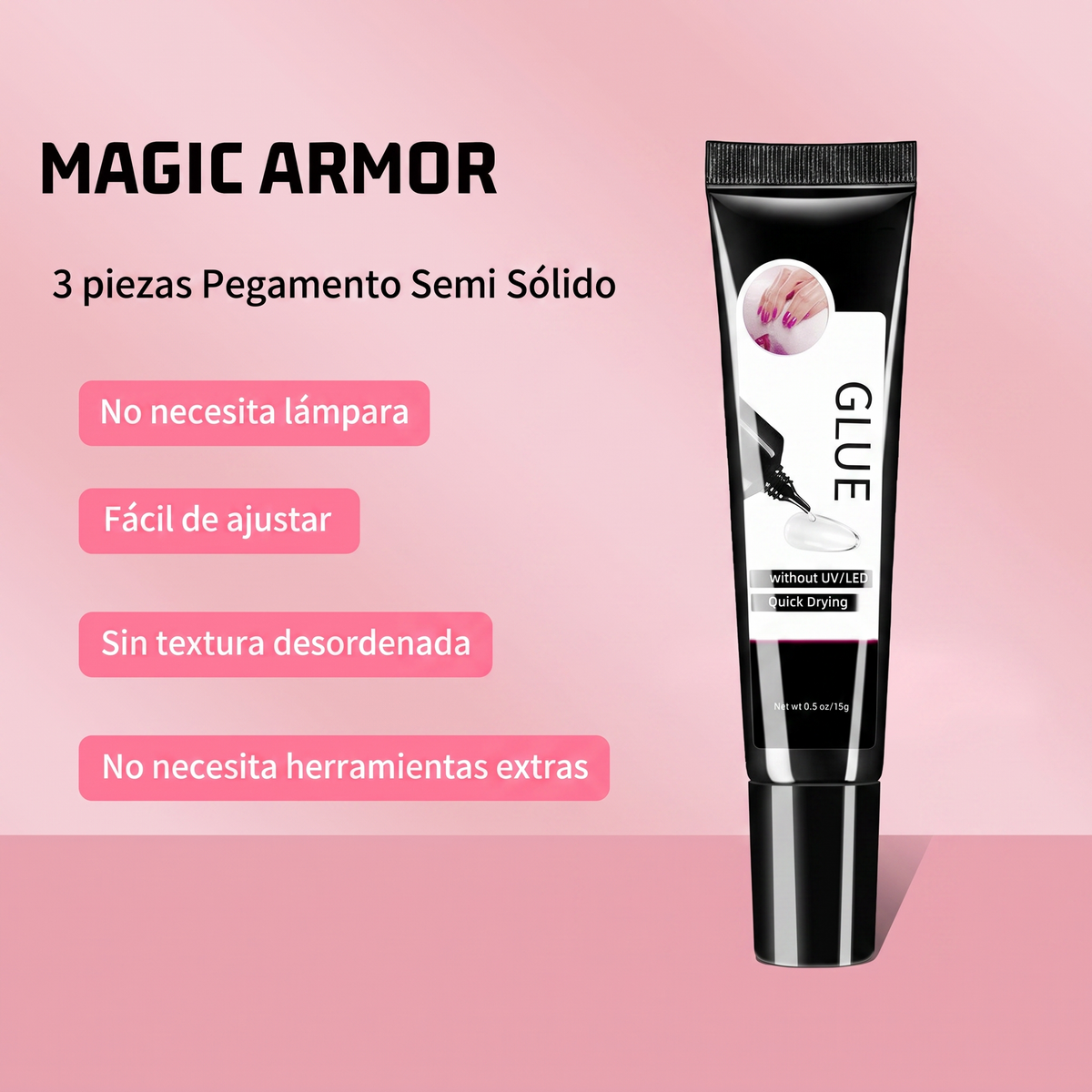 Pegamento para Uñas Curvlife de Larga Duración™
