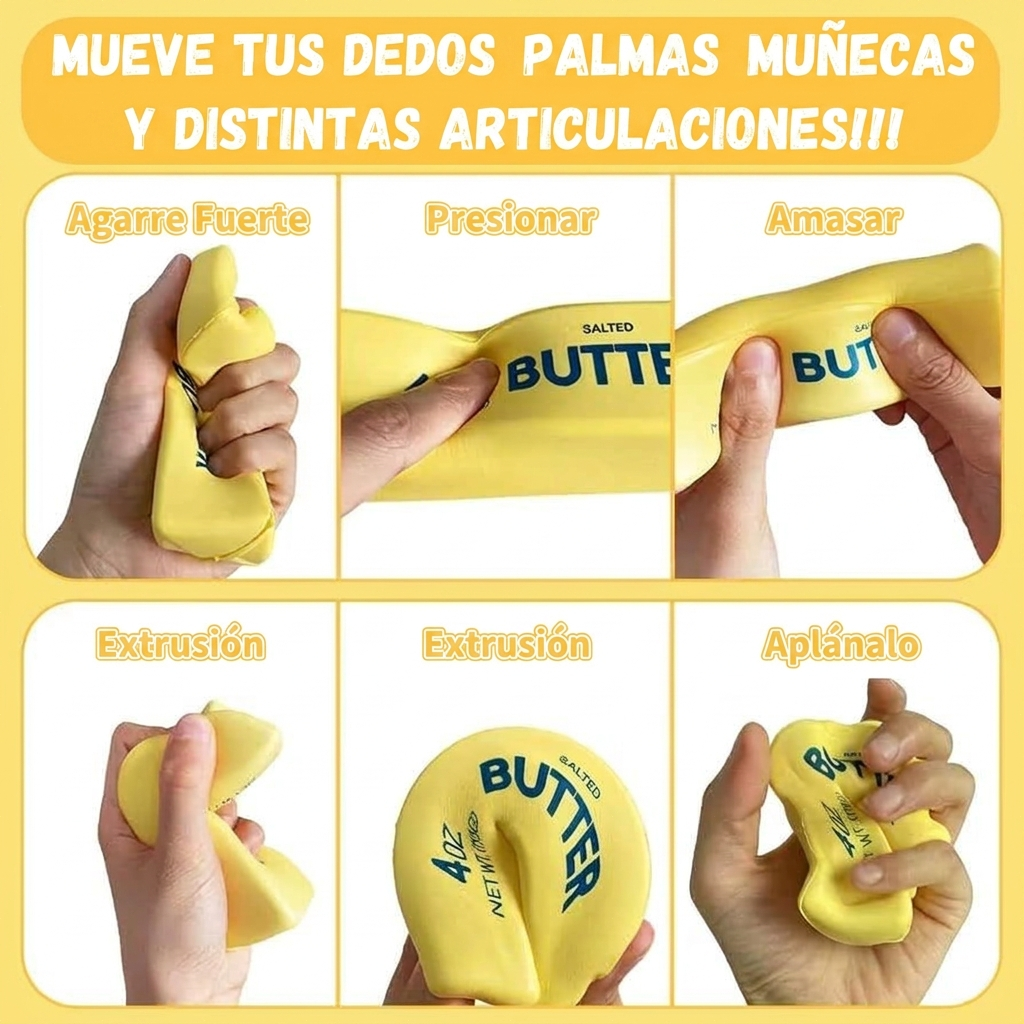 Barra de Mantequilla Squishy con Sonido Crujiente™