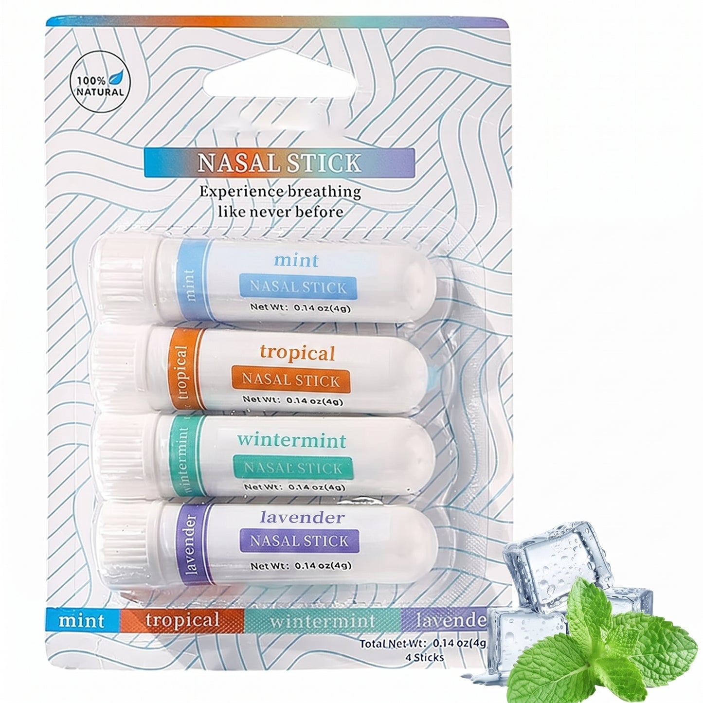 4-Pack Esencias Nasales Herbales™