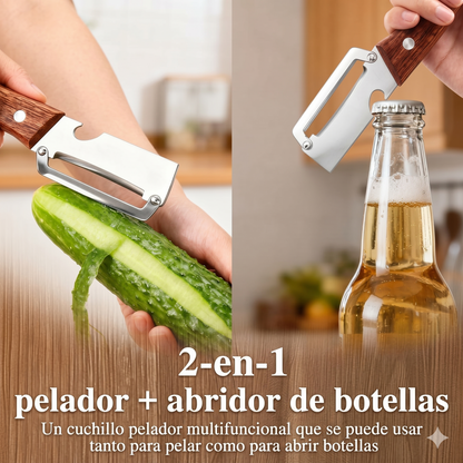 Pelador de Frutas y Verduras con Abridor Integrado™