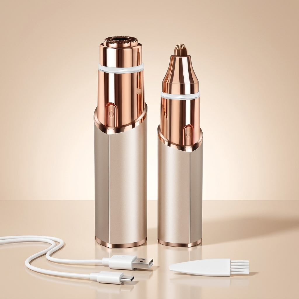 Recortadora Facial y de Cejas 2 en 1 para Mujer™