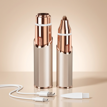 Recortadora Facial y de Cejas 2 en 1 para Mujer™