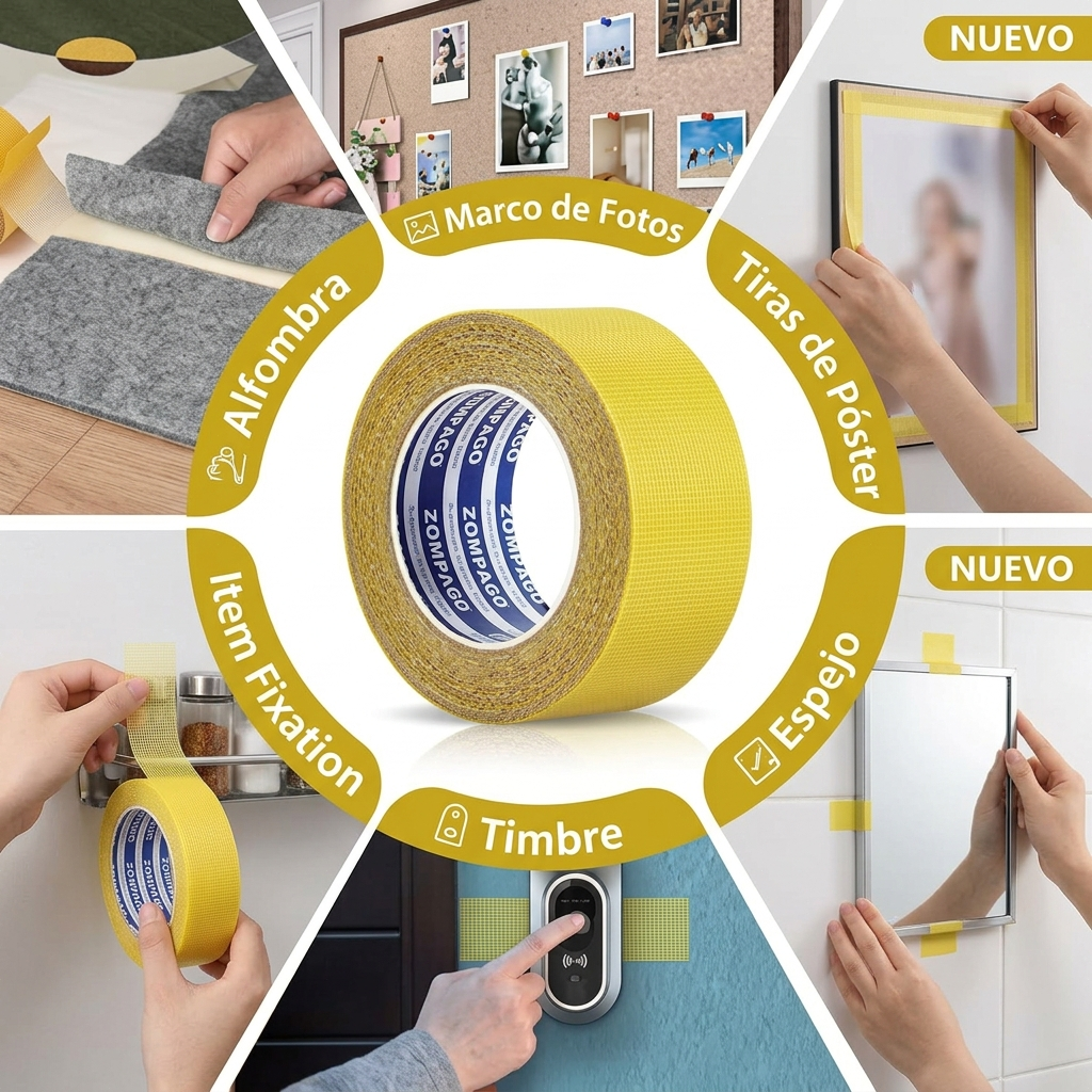 Cinta Adhesiva Doble Cara Extra Fuerte y Removible™
