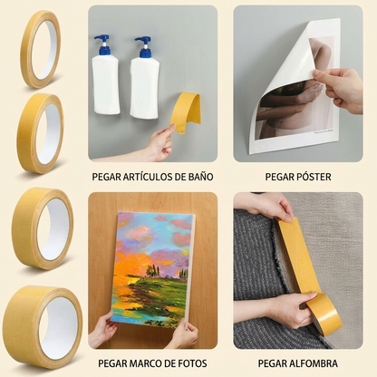 Cinta Adhesiva Doble Cara Extra Fuerte y Removible™