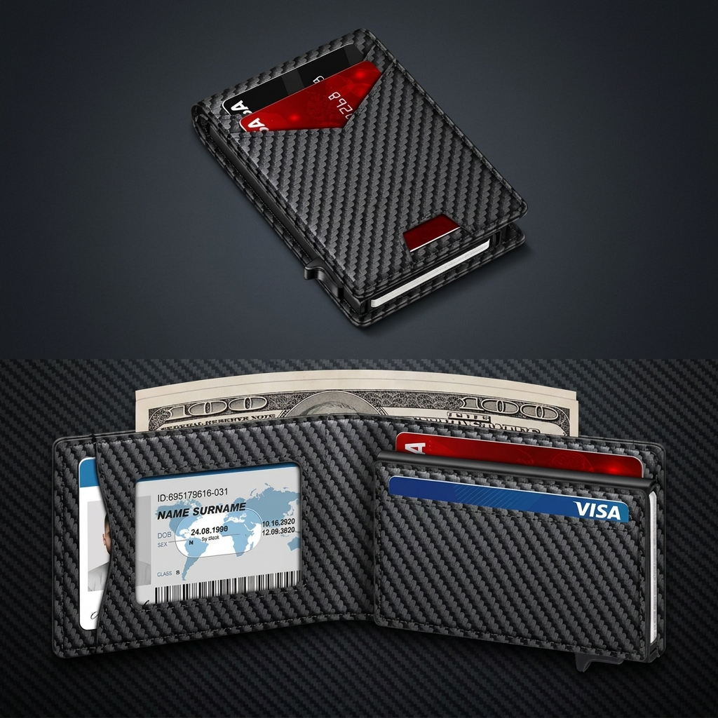 Billetera RFID Minimalista para Hombre™