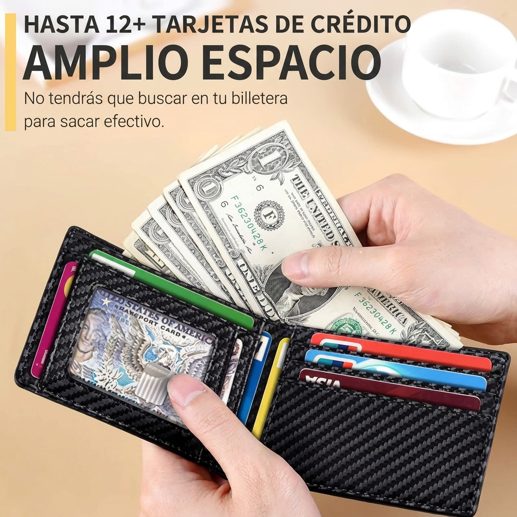 Billetera RFID Minimalista para Hombre™