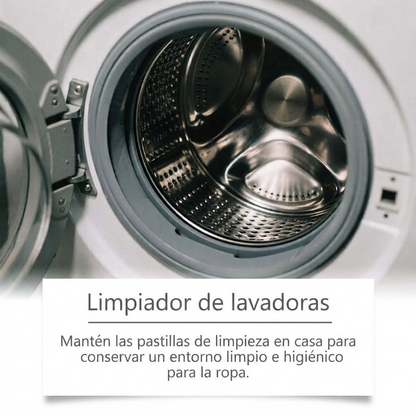 Tabletas Limpiadoras de Lavadora con Eliminación de Olores