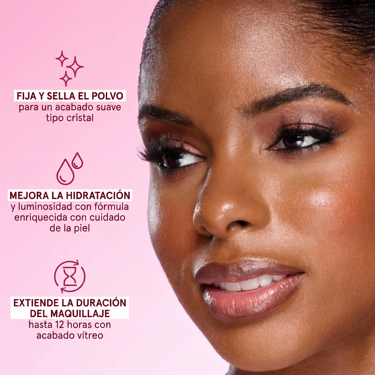 Spray Fijador Efecto Glass Skin Hidratante™